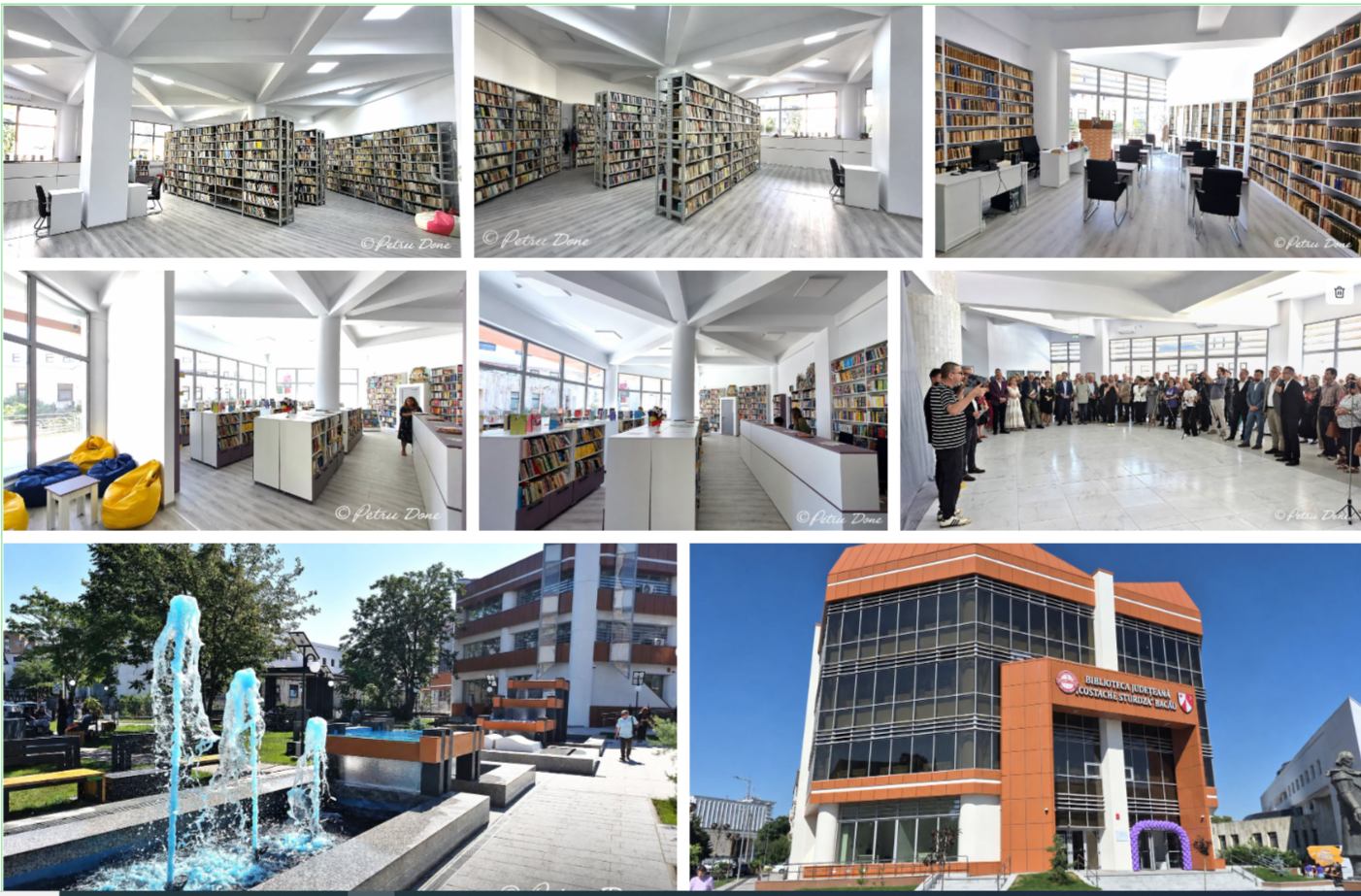 Biblioteca din Bacău sau minunea din mijlocul dezastrului
