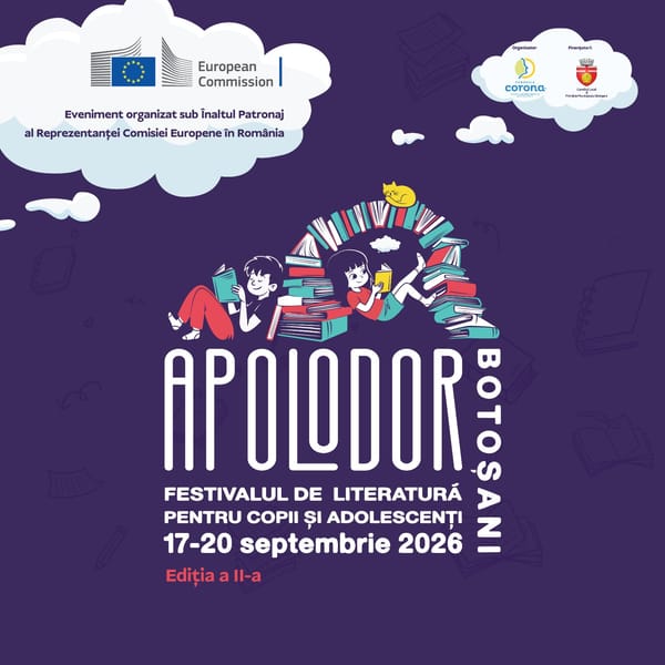 Cum mai ajung cărțile la copii? Discuție cu Luminița Corneanu, directoarea artistică a festivalului Apolodor